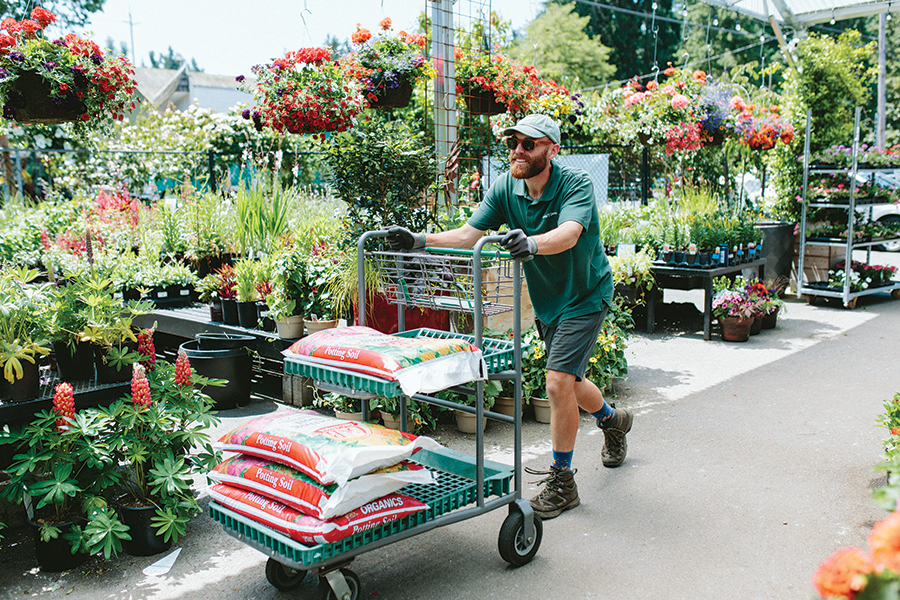 The company offers a range of retail and landscape services for its customers.
