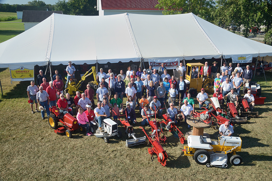 Members gather for the annual GTCOA Mow-In event.